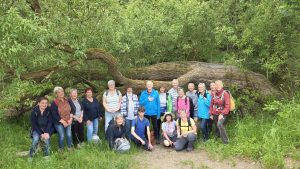 Die Wandergruppe am Start