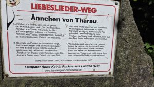 Text "Ännchen von Tharau"